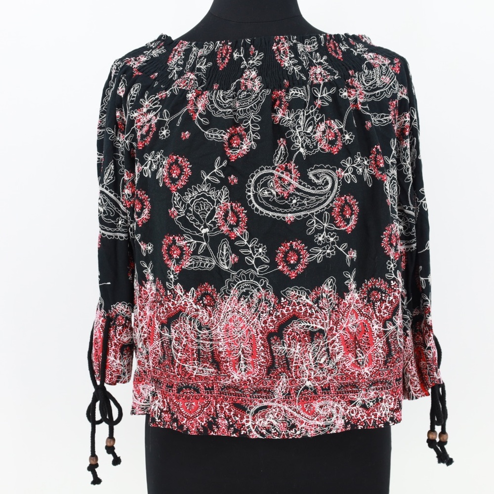 ZARA Paisley Top